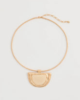 Chico's For Sale Gold White Enamel Collar Necklace