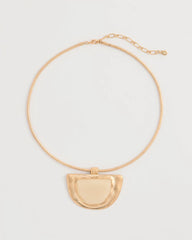 Chico's For Sale Gold White Enamel Collar Necklace