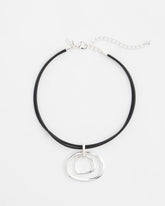 Chico's For Sale Silver Silver Tone Rings Pendant Necklace