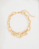Chico's Discount Gold Chunky Collar Necklace