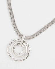 Chico's Discount Silver Silver Short Pendant Necklace