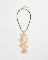 Chico's Sale Gold Chico's Originals Gold Ginkgo Pendant Necklace