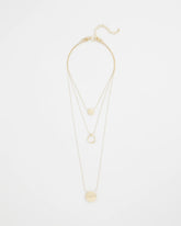 Chico's For Sale Gold Gold Triple Pendant Necklace