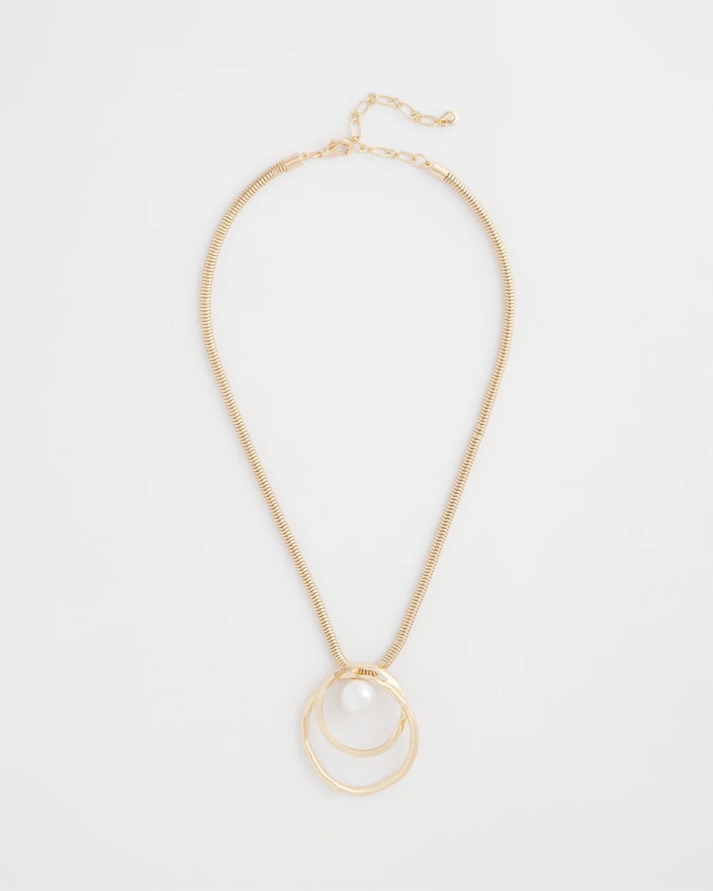 Chico's Online Pearl Pearl and Gold Pendant