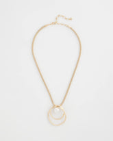 Chico's Online Pearl Pearl and Gold Pendant