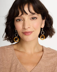 Chico's On Sale Neutral Linked Resin Drop Earrings