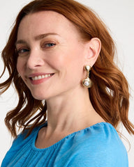 Chico's For Sale Gold Golden Shell Drop Earrings