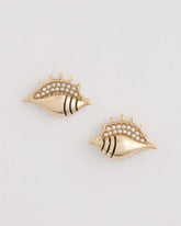 Chico's Discount Gold Conch Stud Earrings