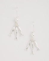Chico's On Sale Silver Silvertone Fish Cluster Earrings