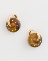 Chico's For Sale Neutral Neutral Resin Drop Hoop Earrings