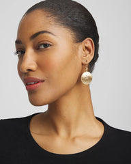 Chico's Outlet Gold Tayla Drop Earrings