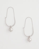 Chico's Online Silver Silver Bead Threader Earrings