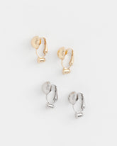 Chico's Discount Mixed Metals Clip Earring Converters