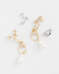Chico's Discount Mixed Metals Clip Earring Converters