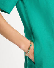 Chico's On Sale Green Genuine Howlite Beaded Stretch Bracelet