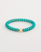 Chico's Sale Teal Green Round Stretch Bracelet