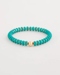 Chico's Sale Teal Green Round Stretch Bracelet
