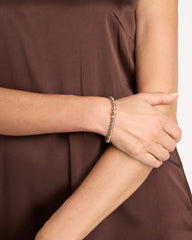 Chico's For Sale Mixed Metals Mixed Metal Beaded Stretch Bracelet