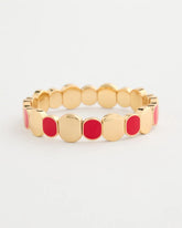 Chico's For Sale Red Red Goldtone Glam Stretch Bracelet