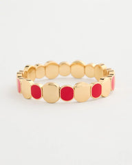 Chico's For Sale Red Red Goldtone Glam Stretch Bracelet