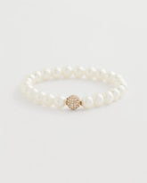 Chico's On Sale Pearl Pearlescent Stretch Hero Bracelet
