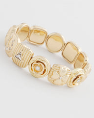Chico's Sale Gold Stretch Lucky Charm Bracelet
