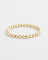 Chico's For Sale Gold Small Beaded Gold Tone Stretch Bracelet
