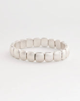 Chico's Outlet Silver Silvertone Stretch Bracelet