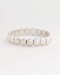 Chico's Outlet Silver Silvertone Stretch Bracelet