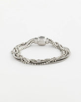 Chico's Outlet Silver Silvertone Multistrand Bracelet