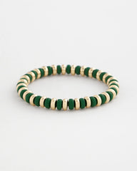 Chico's Sale Green Green Gold Slice Stretch Bracelet