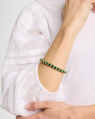 Chico's Sale Green Green Gold Slice Stretch Bracelet