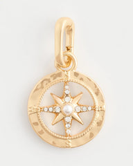 Chico's Outlet Gold Compass Charm