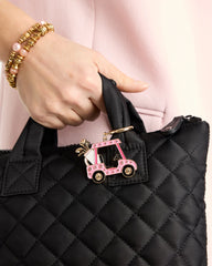 Chico's On Sale Pink Pink Enamel Golf Cart Bag Charm
