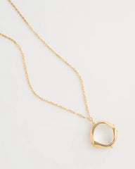 Chico's Sale Gold Butterfly Wing Monocle Necklace