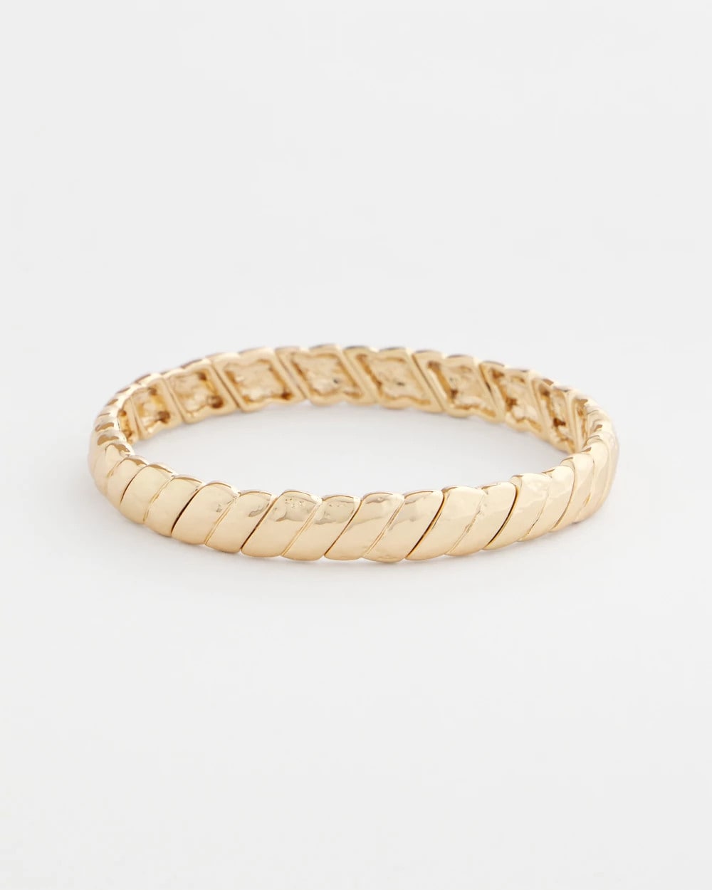 Chico's Discount Gold Thin Twist Stretch Bracelet