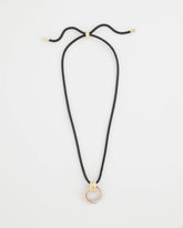 Chico's Sale Mixed Metals Adjustable Tri-Tone Pendant Necklace