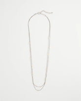 Chico's Online Mixed Metals Mixed Metal Double Strand Necklace