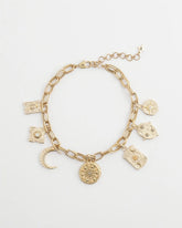 Chico's Outlet Gold Gold Celestial Charm Necklace