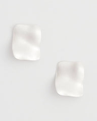 Chico's On Sale Silver Square Oversized Stud Earrings