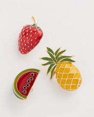 Chico's Outlet Multi Fruit Brooch Set