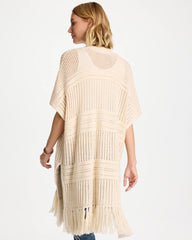 Chico's For Sale Cream Long Knit Fringe Ruana