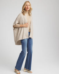 Chico's Sale Neutral Embellished Cocoon Ruana