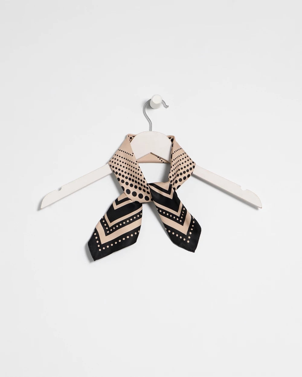 Chico's Sale Black Polka Dot Square Scarf