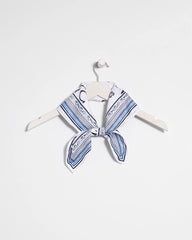 Chico's Sale Passport Blue Beach Square Scarf