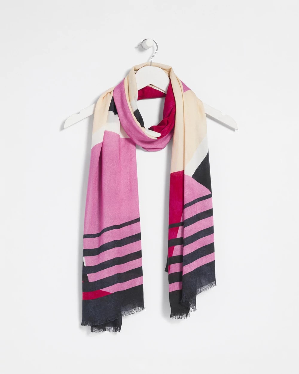 Chico's Outlet Berry Compote Berry Compote Oblong Scarf