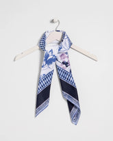 Chico's Discount Amparo Blue Ellie Sprigs Square Scarf