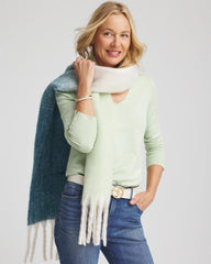 Chico's Sale Cool Multi Cozy Ombre Oblong Scarf