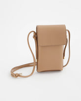 Chico's For Sale Neutral Leather Cross Body Phone Holder Bag