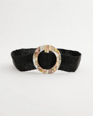 Chico's Outlet Black Chico's x Romi Oz Stretch Belt
